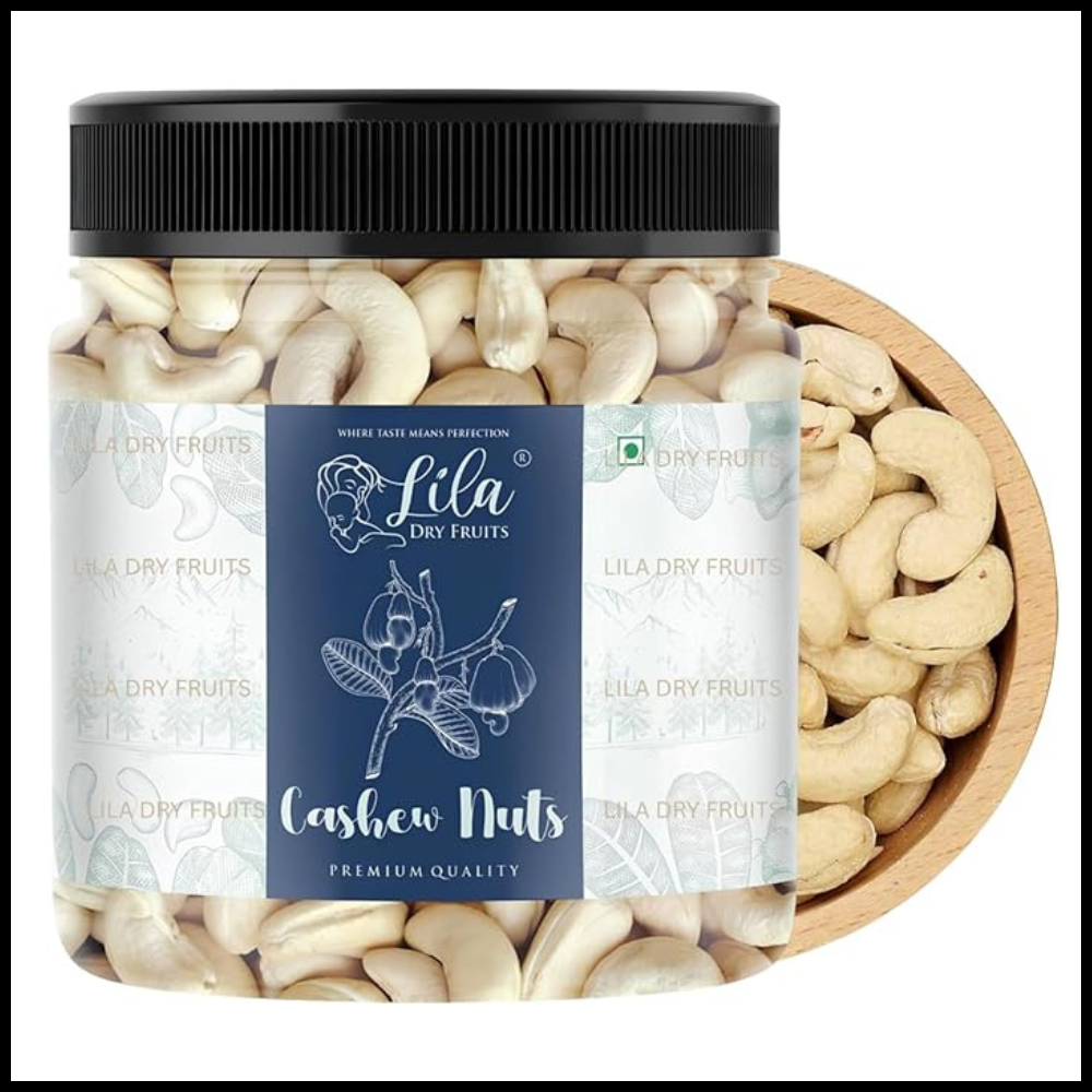 LILA DRY FRUITS Cashews 2 Kg | Natural and Unsalted Whole Cashew
