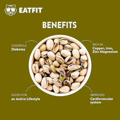 Eatfit Premium California Roasted & Salted Pistachios 1KG