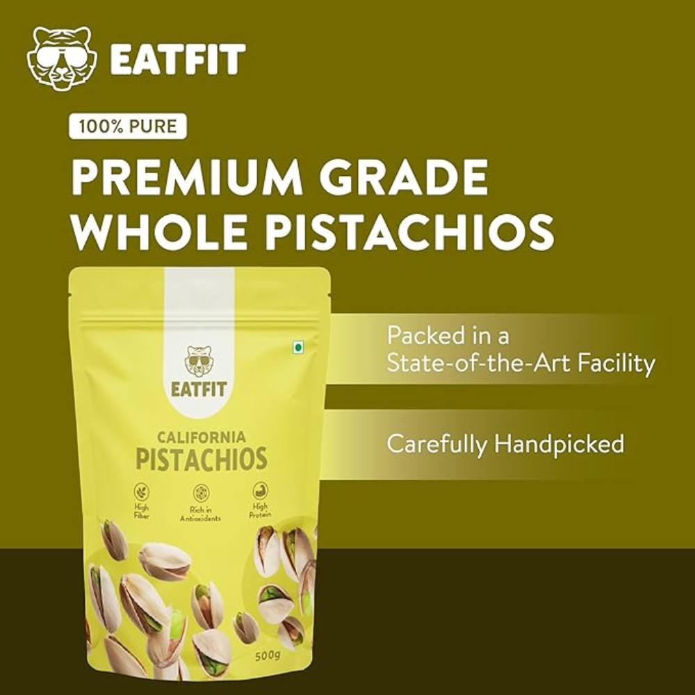 Eatfit Premium California Roasted & Salted Pistachios 1KG
